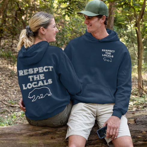 Respect The Locals Double Sided Hoodie